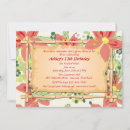 Search for hawaiian luau birthday invitations Hibiscus