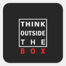 Search for outside the box stickers Red