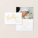 Search for real foil thank you cards Chic