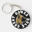 Search for great dane key rings Black