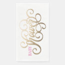 Search for pink and gold napkins Mother to be