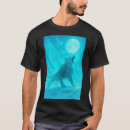 Search for howling wolf tshirts Moon