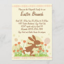 Search for chocolate egg invitations Bunny