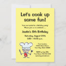Search for funny cooking invitations Chef