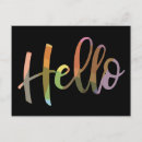 Search for hello greeting postcards Typography