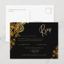 Search for classic black accent invitations Faux gold foil accents