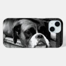 Search for boxer dog iphone cases White