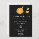 Search for black thanksgiving invitations Pumpkin