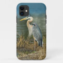 Search for great blue heron iphone cases Water