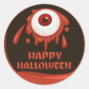 Search for red eye stickers Happy halloween