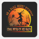 Search for witch riding broom stickers Scary