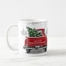 Search for vintage red truck mugs Rustic