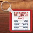 Search for funny retirement key rings Pension