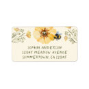 Search for bumble bee return address labels Yellow