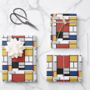 Search for piet wrapping paper Red
