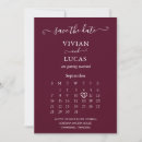 Search for calendar wedding invitations Elegant