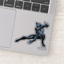 Search for crouching stickers Yellow and black
