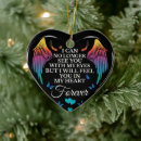 Search for forever in my heart christmas tree decorations Angel wings