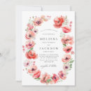 Search for red poppies wedding invitations Floral