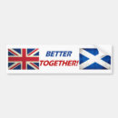 Search for scottish independence bumper stickers Better together