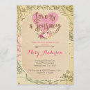 Search for map bridal shower invitations Adventure awaits