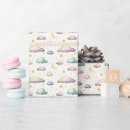Search for moon and stars wrapping paper Space