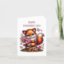 Search for fox valentines day cards Happy
