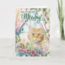 Search for miss you cards Cats