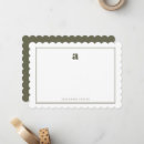 Search for scalloped note cards Minimalist