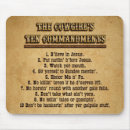 Search for ten commandment mouse mats God