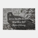 Search for the raven doormats Black