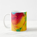 Search for paint strokes mugs Colourful