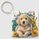 Search for cute golden retriever key rings Pet