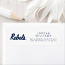 Search for football stickers return address labels Ole miss