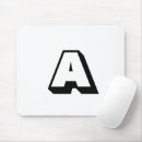 Search for alphabet standard mouse mats Initial