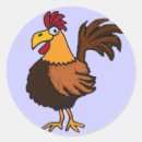 Search for rooster cartoon stickers Funny