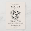 Search for hand drawn wedding invitations Floral