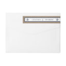 Search for sea blue return address labels Rustic