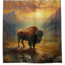 Search for bison shower curtains Wyoming