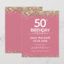 Search for save the date 50th birthday invitations Party