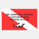 Search for scuba diver stickers Shark