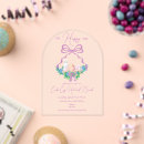 Search for egg basket invitations Purple