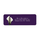 Search for calla lily wedding return address labels Flower