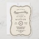 Search for vintage engagement party invitations Chic