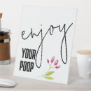 Search for funny bathroom signs Poop