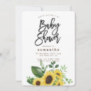 Search for sunflower shower invitations Yellow