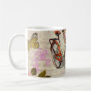 Search for bike pattern mugs Vintage