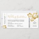 Search for travel tropical wedding invitations Ticket