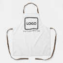 Search for your logo here aprons Printed with logo