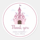 Search for princess birthday thank you stickers Magical